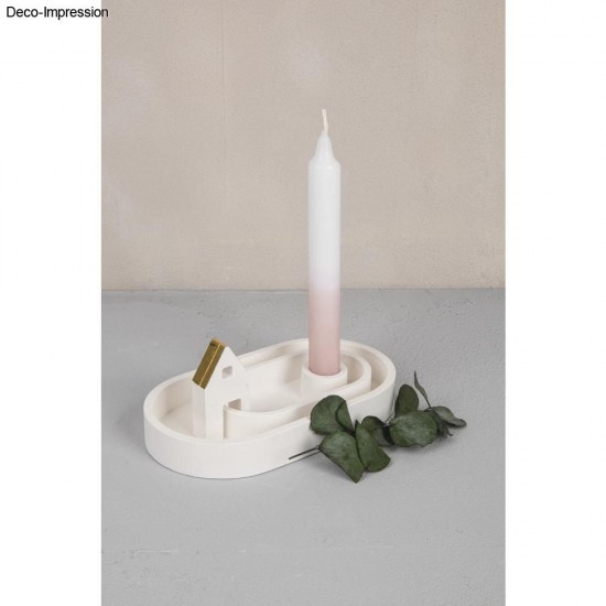 Kit matrite silicon : inima si ovala „Lucky Light”, inclusiv 4 lumanari conice, 2 decoratiuni lumanari, Rayher