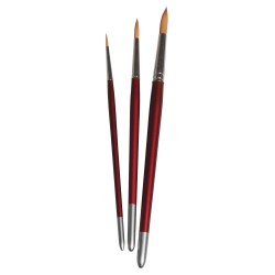 Pensula Rayher, hobby, par sintetic, FSC 100%, 3buc/set Pensula Rayher, hobby, par sintetic, FSC 100%, 3buc/set