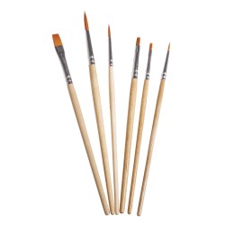 Pensula Rayher, FSC 100%, 6buc/set Pensula Rayher, FSC 100%, 6buc/set