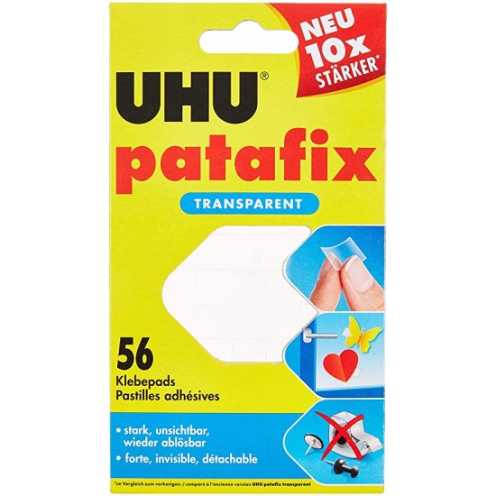 UHU Patafix Invisible Adeziv tablete transparente