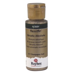 Vopsea metalizata de uz general, cashmere gold, bottle 59 ml Vopsea metalizata de uz general, cashmere gold, bottle 59 ml