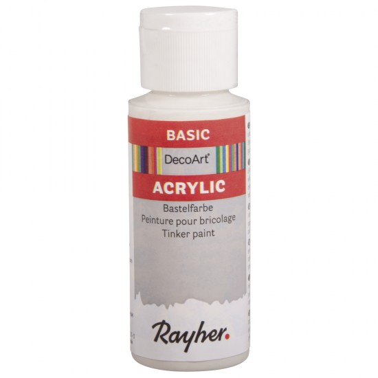 Vopsea acrilica Rayher, alabaster white, 59 ml
