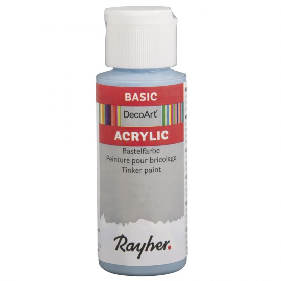 Vopsea acrilica Rayher Basic, sky blue, 59 ml