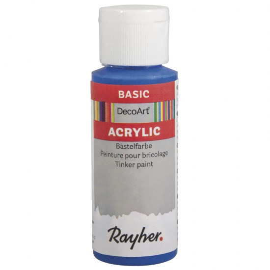 Vopsea acrilica Rayher Basic, royal blue, 59 ml