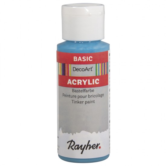 Vopsea acrilica Rayher Basic, lagoon, 59 ml
