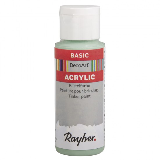 Vopsea acrilica Rayher Basic, sea aqua, 59 ml