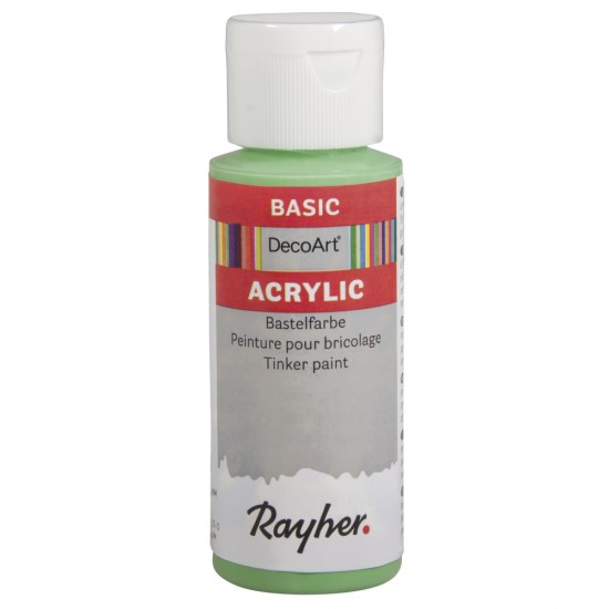 Vopsea acrilica Rayher Basic, may green, 59 ml