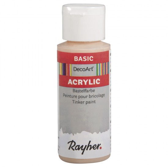 Vopsea acrilica Rayher Basic, skin, 59 ml