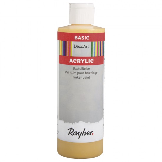 Vopsea acrylica Rayher 236 ml, culoare galben