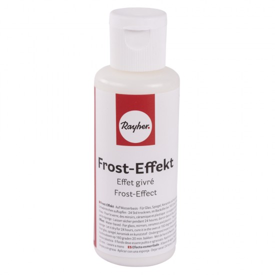 Frost effect paint, alb, bottle 50 ml