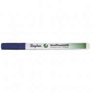 Marker Rayher pentru textile, cu varf subtire, culoare albastru inchis