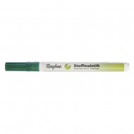 Marker Rayher pentru textile, cu varf subtire, culoare verde inchis