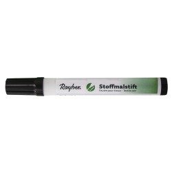Marker Rayher pentru textile, cu varf gros, culoare negru