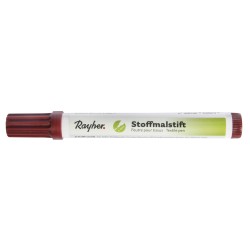 Marker Rayher pentru textile, cu varf gros, culoare maro
