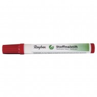 Marker Rayher pentru textile, cu varf gros, culoare rosu