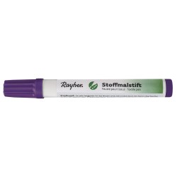 Marker Rayher pentru textile, cu varf gros, culoare lila