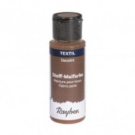 Vopsea pentru textile, brown earth, bottle 59ml