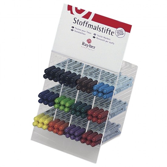 Display Textile drawing pens, full, fine point