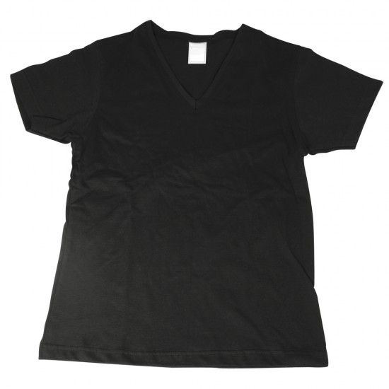 Tricou din bumbac marimea L, negru, 155 g/m2