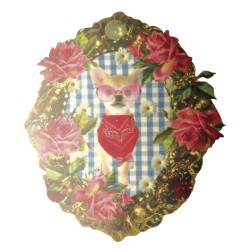 Ironing transfer Tiny Roses , 12x8.5cm