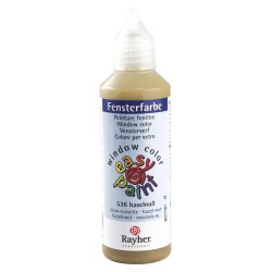 Vopsea Rayher pentru sticla  easy paint  , hazel-nut, bottle 8 Vopsea Rayher pentru sticla  easy paint  , hazel-nut, bottle 8