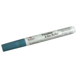 Marker Rayher pentru portelan si sticla, 1-2 mm, culoare turcoaz