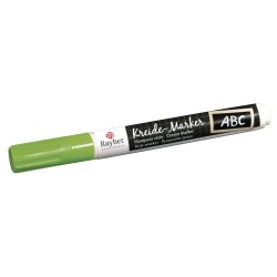 Marker creta Rayher, cu varf tip dalta 2-6 mm, culoare verde Marker creta Rayher, cu varf tip dalta 2-6 mm, culoare verde