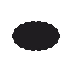 Sablon: wave Oval, 15x23,6cm, self-adhesive, tab-bag 1pc Sablon: wave Oval, 15x23,6cm, self-adhesive, tab-bag 1pc