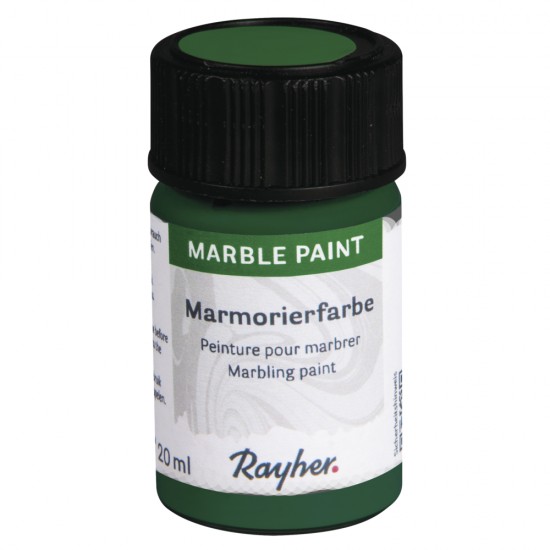 Marble Paint, leaf green, Marble paint, glass 20 ml