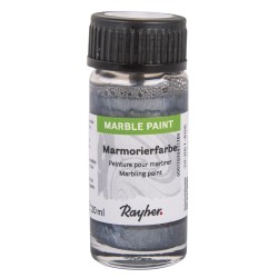 Marble Paint, argintiu, Marble paint, glass 20 ml