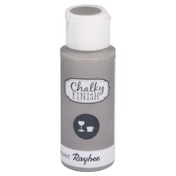 Vopsea Rayher Chalky Finish pentru sticla, cantitate 59 ml, culoare albastru-alb