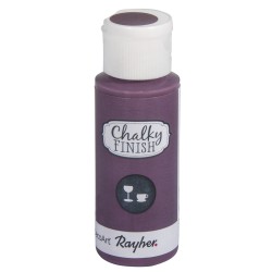 Vopsea Rayher Chalky Finish pentru sticla, cantitate 59 ml, culoare mura