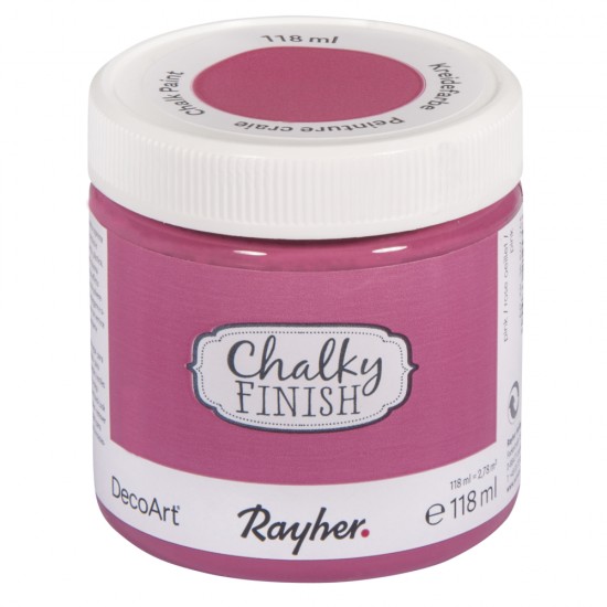 Vopsea Rayher Chalky Finish, 118 ml, pink