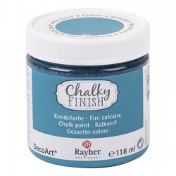 Vopsea Rayher Chalky Finish pentru lemn, ceramica, lut, hartie, canvas, beton, plastic, cantitate 118 ml, culoare laguna Vopsea Rayher Chalky Finish pentru lemn, ceramica, lut, hartie, canvas, beton, plastic, cantitate 118 ml, culoare laguna