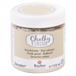 Vopsea Rayher Chalky Finish pentru lemn, ceramica, lut, hartie, canvas, beton, plastic, cantitate 118 ml, culoare bej Vopsea Rayher Chalky Finish pentru lemn, ceramica, lut, hartie, canvas, beton, plastic, cantitate 118 ml, culoare bej
