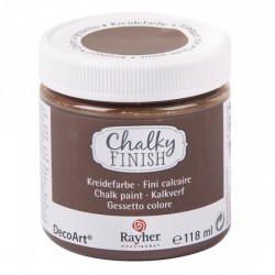 Vopsea Rayher Chalky Finish pentru lemn, ceramica, lut, hartie, canvas, beton, plastic, cantitate 118 ml, culoare caprui Vopsea Rayher Chalky Finish pentru lemn, ceramica, lut, hartie, canvas, beton, plastic, cantitate 118 ml, culoare caprui