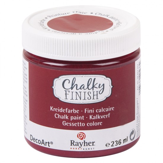 Chalky Finish, burgundy, Can 236ml