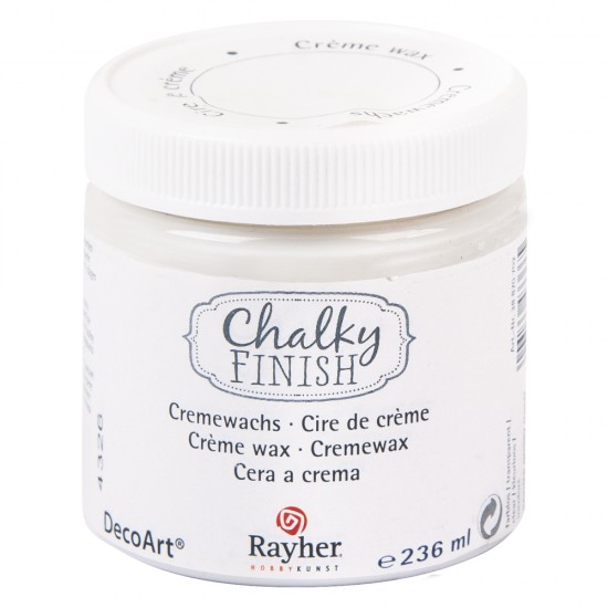 Chalky Finish creme wax, colourless, box 236ml