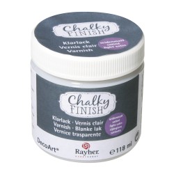 Lac Rayher Chalky Finish, transparent, mat matase, rezistent la zgarieturi si intemperii, cantitate 118 ml Lac Rayher Chalky Finish, transparent, mat matase, rezistent la zgarieturi si intemperii, cantitate 118 ml