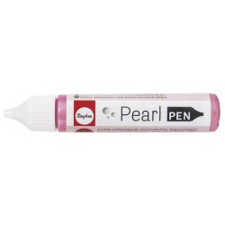 Pearl pen, Rayher, vopsea acrylica pe baza de apa pentru a forma margelute (perle), flacon de 28 ml, culoare roz Pearl pen, Rayher, vopsea acrylica pe baza de apa pentru a forma margelute (perle), flacon de 28 ml, culoare roz