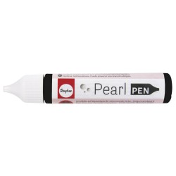Pearl pen, Rayher, vopsea acrylica pe baza de apa pentru a forma margelute (perle), flacon de 28 ml, culoare negru Pearl pen, Rayher, vopsea acrylica pe baza de apa pentru a forma margelute (perle), flacon de 28 ml, culoare negru