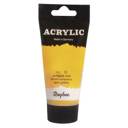 Vopsea acrilica Rayher, 75 ml, yellow light