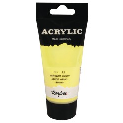 Vopsea acrilica Rayher, 75 ml, lemon Vopsea acrilica Rayher, 75 ml, lemon