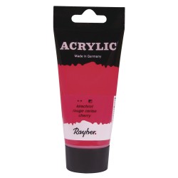 Vopsea acrilica Rayher, 75ml cherry 286 