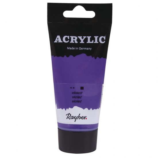 Vopsea acrilica Rayher, 75 ml, violet