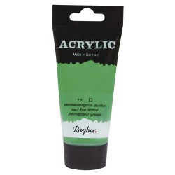 Vopsea acrilica Rayher, 75 ml, permanent green dark Vopsea acrilica Rayher, 75 ml, permanent green dark