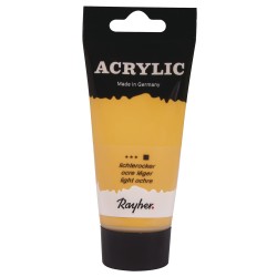 Vopsea acrilica Rayher, 75 ml, lighter ochre Vopsea acrilica Rayher, 75 ml, lighter ochre