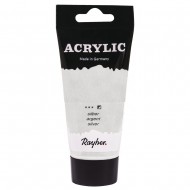 Vopsea acrilica Rayher, 75 ml, silver