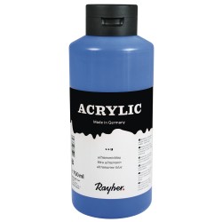 Vopsea acrylica Rayher, 750 ml, culoare albastru marin