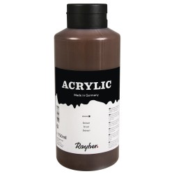 Vopsea acrylica Rayher, 750 ml, culoare maro inchis